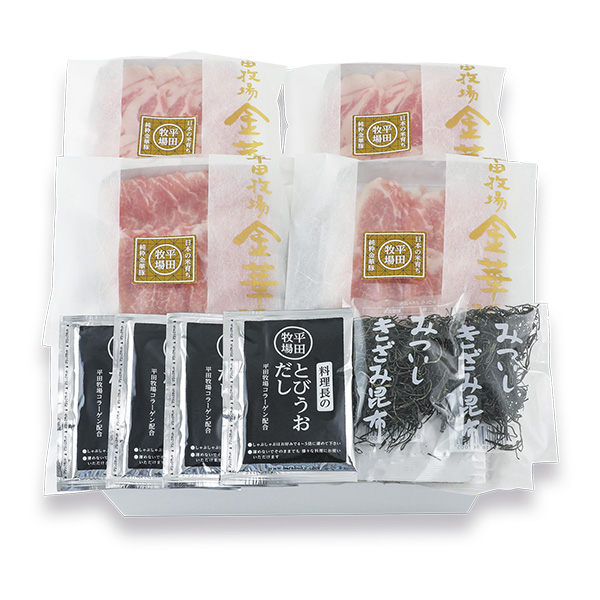 【18119】日本の米育ち純粋金華豚 しゃぶしゃぶギフト(600g)JHS-19[冷蔵便]