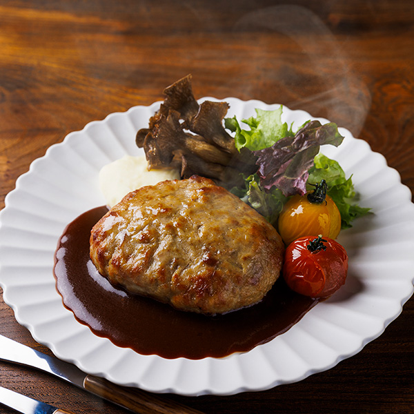 日本の米育ち金華豚 焼ハンバーグ (120g)×5個 [冷凍便]